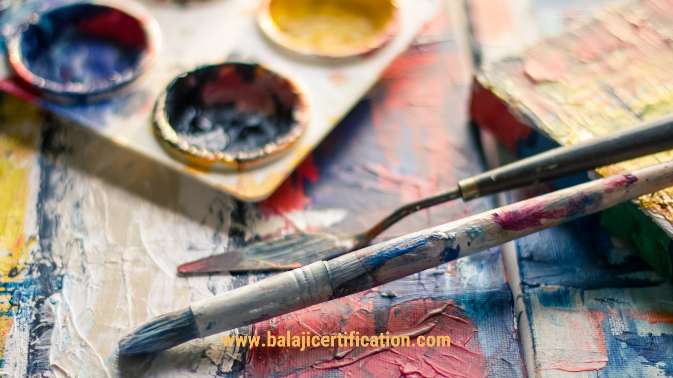 paint brushes and palettes on a table - protect your brand